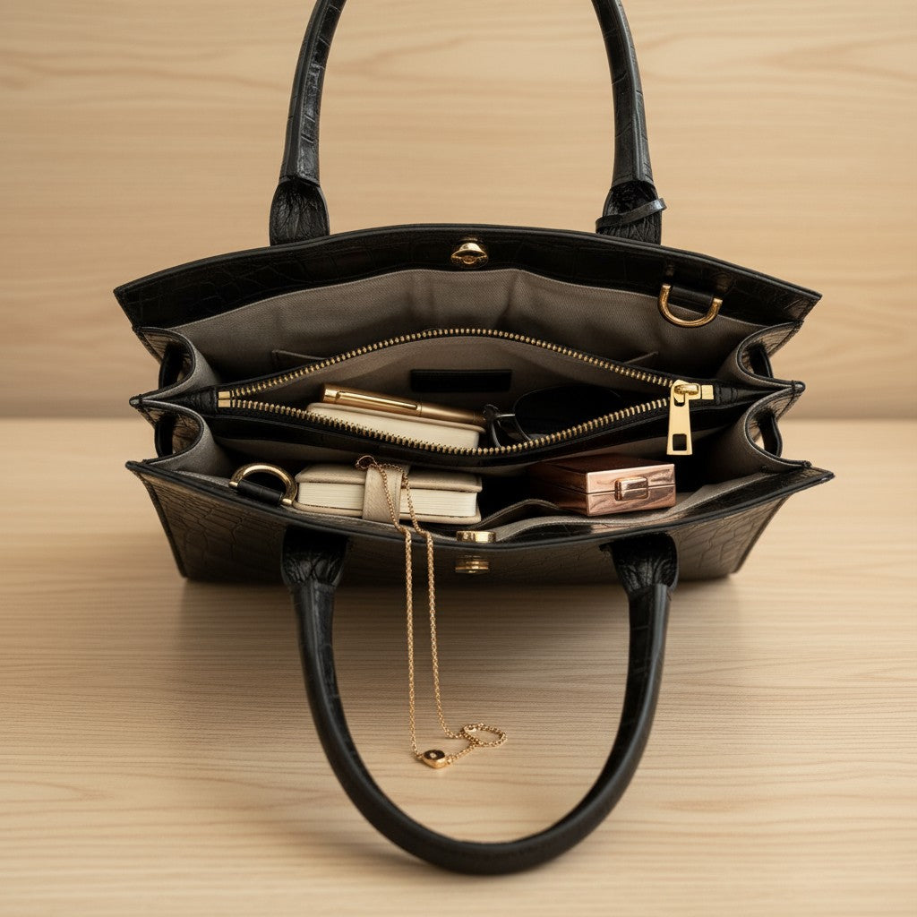 The Artemis - INCA Croco Leather Handbag