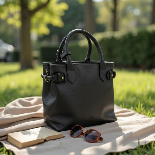 The Ariana - INCA Textured Leather Handbag