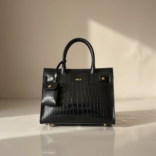 The Artemis - INCA Croco Leather Handbag